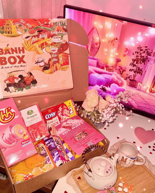 Bánh Box February- "XOXO, SNACK U" Valentine-inspired Snack Box